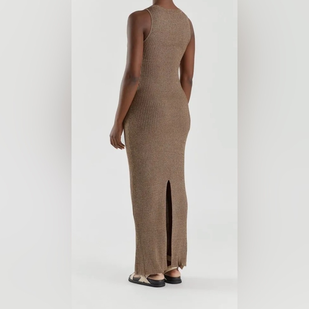 DISSH Zanthe Choc Marle Knit Maxi Dress large - Picture 12 of 12